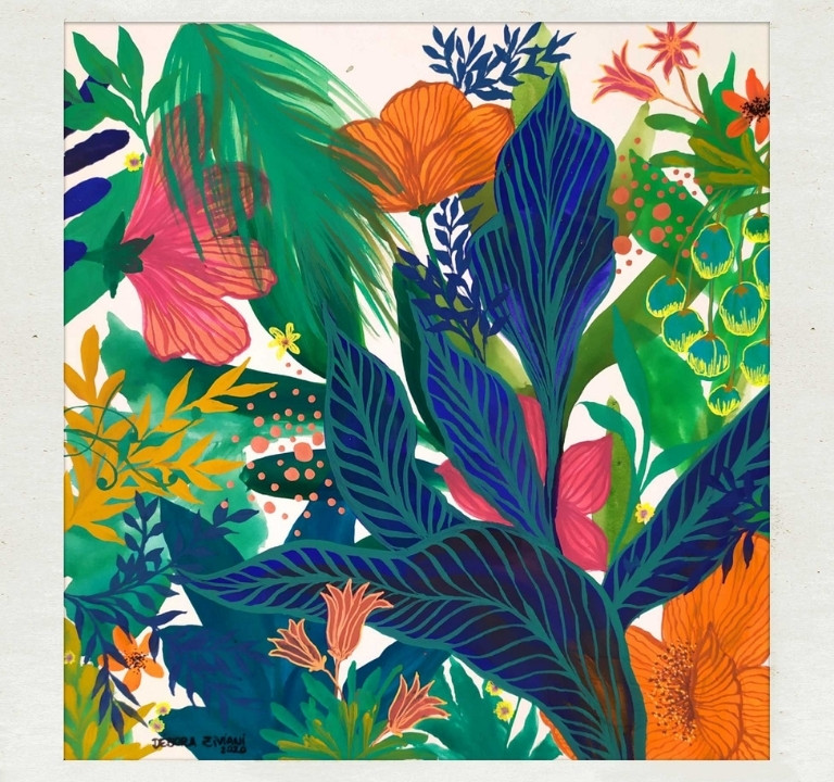 Quadro pintado Débora Ziviani 5
